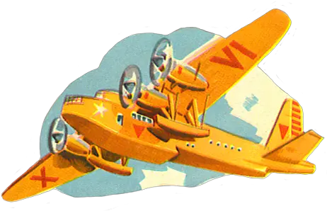  Retro And Vintage Clip Art Vintage Retro Clipart Png Airplane Clipart Transparent Background