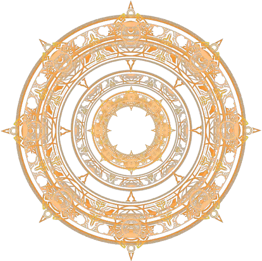  Celestial Magic Circle Yellow Magic Circle Png Magic Circle Png