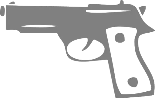  Gray Gun 4 Icon Gun Icon White Png Revolver Transparent