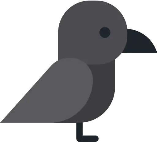  Crow Png Icon Horror Cartoon Bird Crow Png