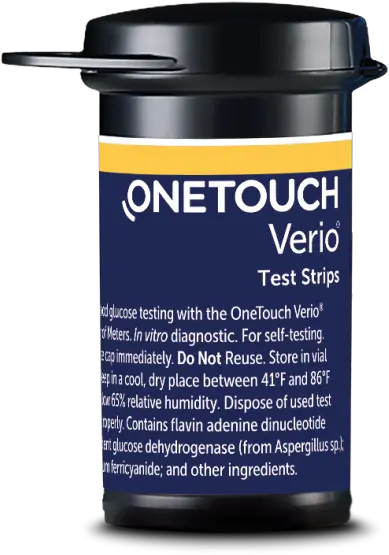  Onetouch Verio Blood Glucose Test Strips One Touch Verio Test Strips Png Test Kit Icon