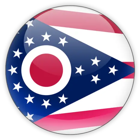  Round Icon Illustration Of Flag Ofu003cbr U003e Ohio Ohio State Flag Jpg Png American Flag Circle Icon