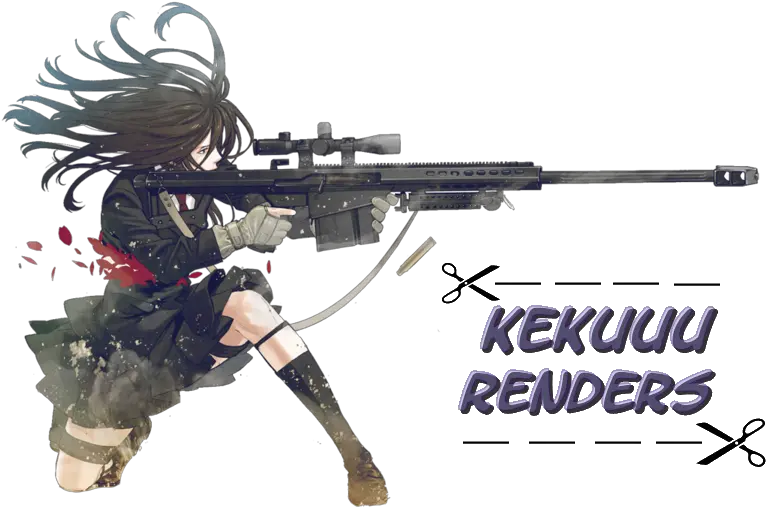  Gun Girl Anime Anime Girl With Weapons Png Guns Png