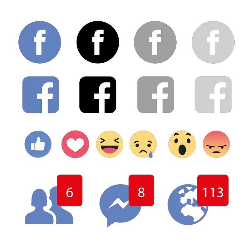  Svg Transparent Download Facebook Icon Facebook Logo Emoji Png Fb Logo