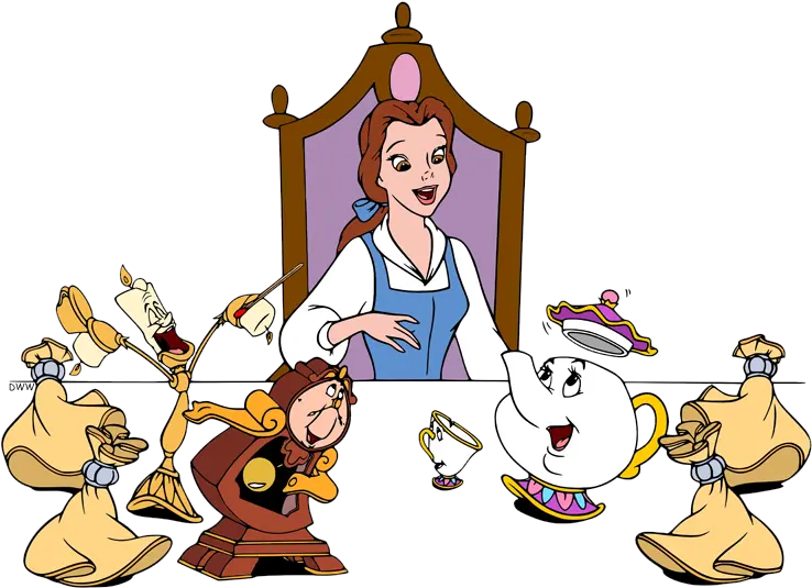  Beauty And The Beast Group Clip Art Disney Galore Beauty And The Beast Clipart Be Our Guest Png Be Our Guest Png