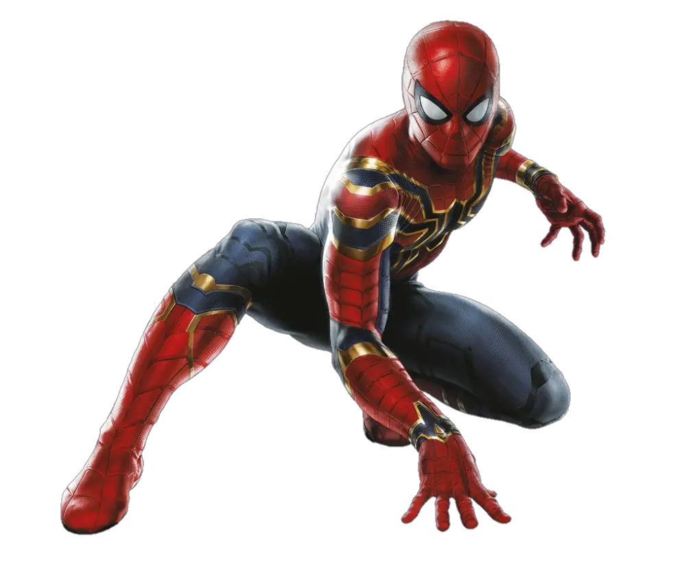  Download Figure Spiderman Character Fictional Groot Iron Spider Man Infinity War Png Spider Gwen Png