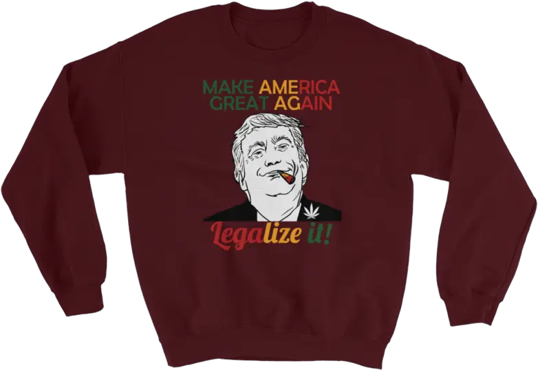  Make America Great Again Sweatshirt U2013 Cannabis Cape Cod Crewneck Sweatshirt Png Make America Great Again Transparent