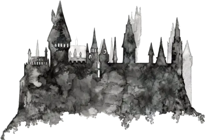  Transparent Hogwarts Castle Silhouette Hogwarts Harry Potter Png Hogwarts Transparent