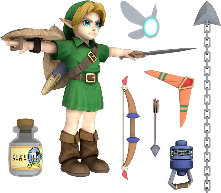  Nintendo Switch Super Smash Bros Ultimate Young Link Young Link Smash Ultimate Model Png Smash Bros Ultimate Icon