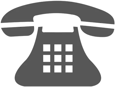  White Telephone Icon Png Call Vector Png Phone Clipart Png