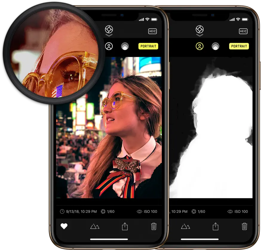  Halide Camera For Ios 12 Gains Siri Shortcuts And Iphone Xs Iphone Xs Max Camera Features Png Iphone Camera Png