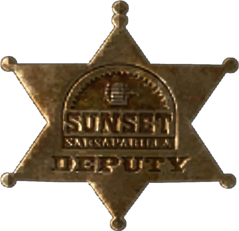  Sunset Sarsaparilla Deputy Badge Sunset Sarsaparilla Png Fallout New Vegas Logo Png