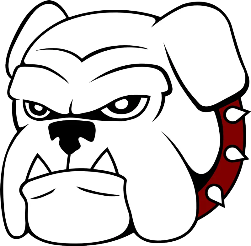  Drake Bulldogs Clip Art Gambar Bulldog Simple Png Drake Face Png