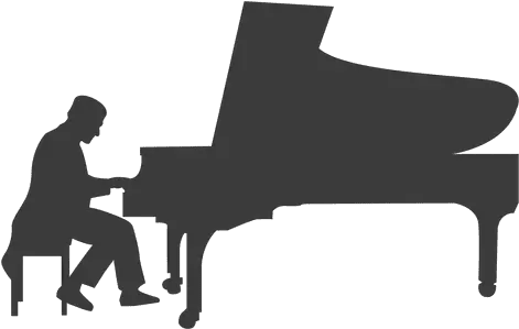  Transparent Png Svg Vector File Pianist Silhouette Png Piano Transparent