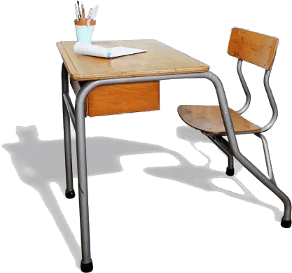  Vintage School Desk With Chair The Socialite Family Coffee Table Png School Desk Png