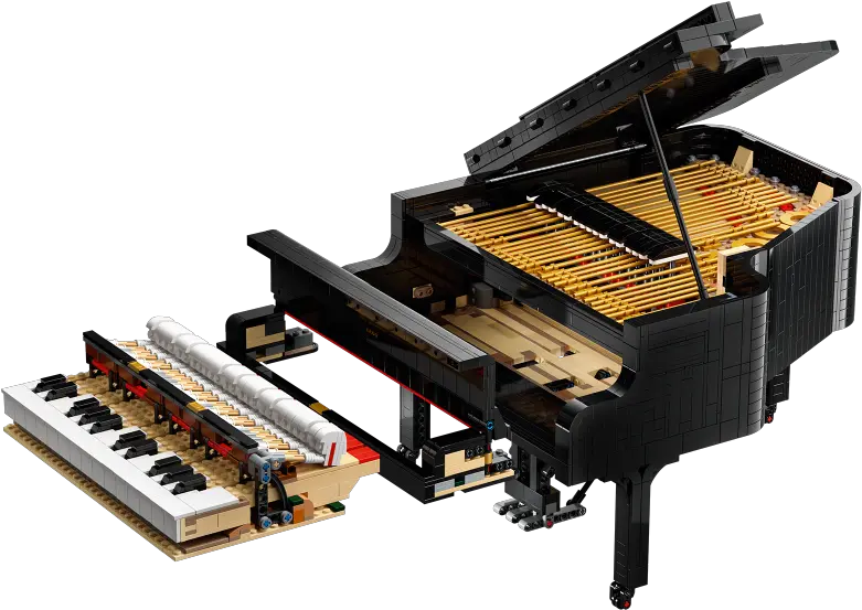  Lego Ideas 21323 Grand Piano Makes Music Starting Aug 1st Lego Grand Piano Set Png Piano Transparent Background