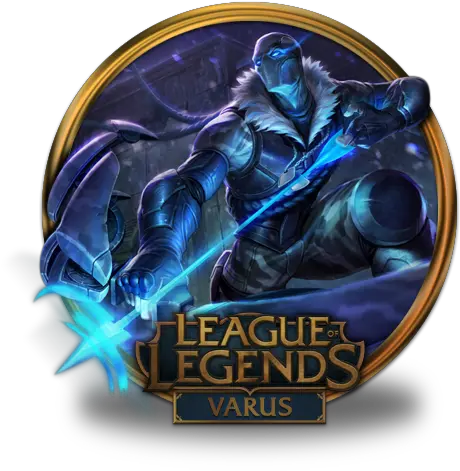  Arctic Ops Varus Icon League Of Legends Gold Border Arctic Ops Varus Splash Art Png Op Icon