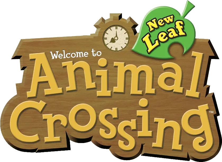  Animal Crossing New Leaf Logopedia Fandom Logo Animal Crossing New Leaf Png Leaf Logo