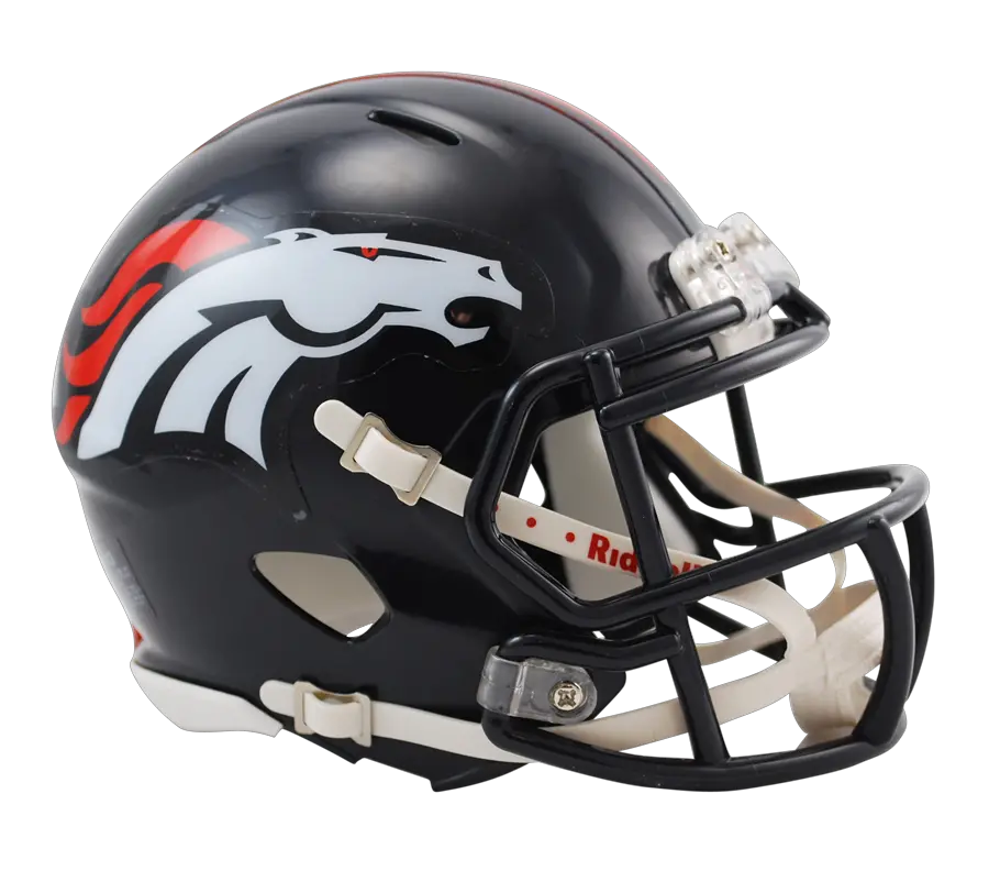  Denver Broncos Replica Mini Speed Helmet Nfl Football Helmet Png Broncos Png