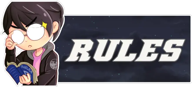  Rules Banner Transparent Anime Rules Banner For Discord Png Banner Transparent