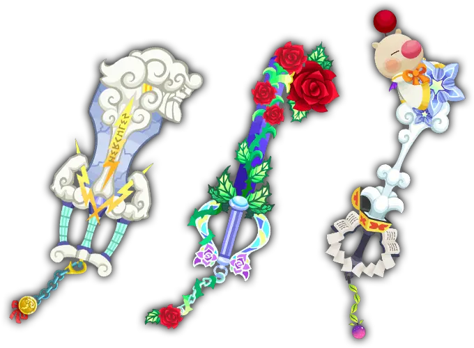  Informationkingdom Hearts Union Moogle O Glory Keyblade Png Moogle Png