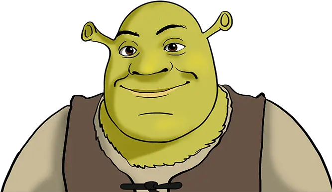  How To Draw Shrek Really Easy Drawing Tutorial Draw Shrek Step By Step Png Shrek Head Png