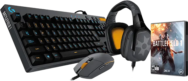  Win Logitech Gaming Keyboard Mouse Logitech G810 And G502 Png Battlefield 1 Transparent