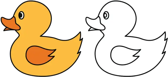  Coloring Duck For Kids Graphic By Studioisamu Creative Fabrica Png Rubber Ducky Icon