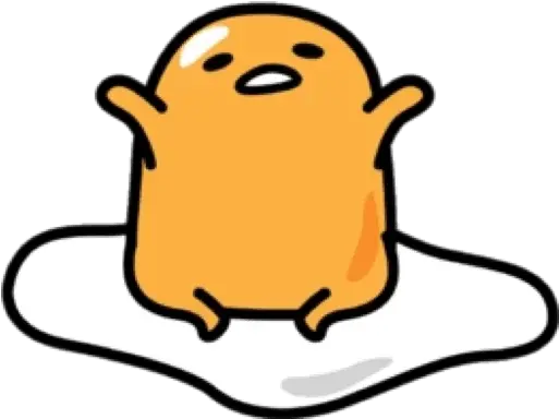  Gudetama Egg Japanese Sticker By Joohoneyu0027s Wifeu Cute Gudetama Png Gudetama Transparent