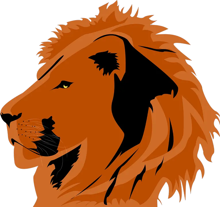  Lion Head Illustrations Gambar Kepala Singa Betina Png Lion Roaring Icon