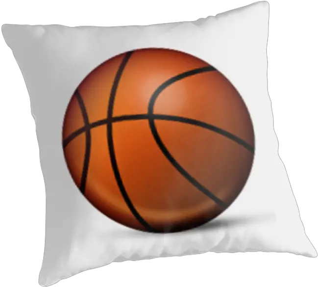  Basketball Throw Pillows For Basketball Png Basketball Emoji Png