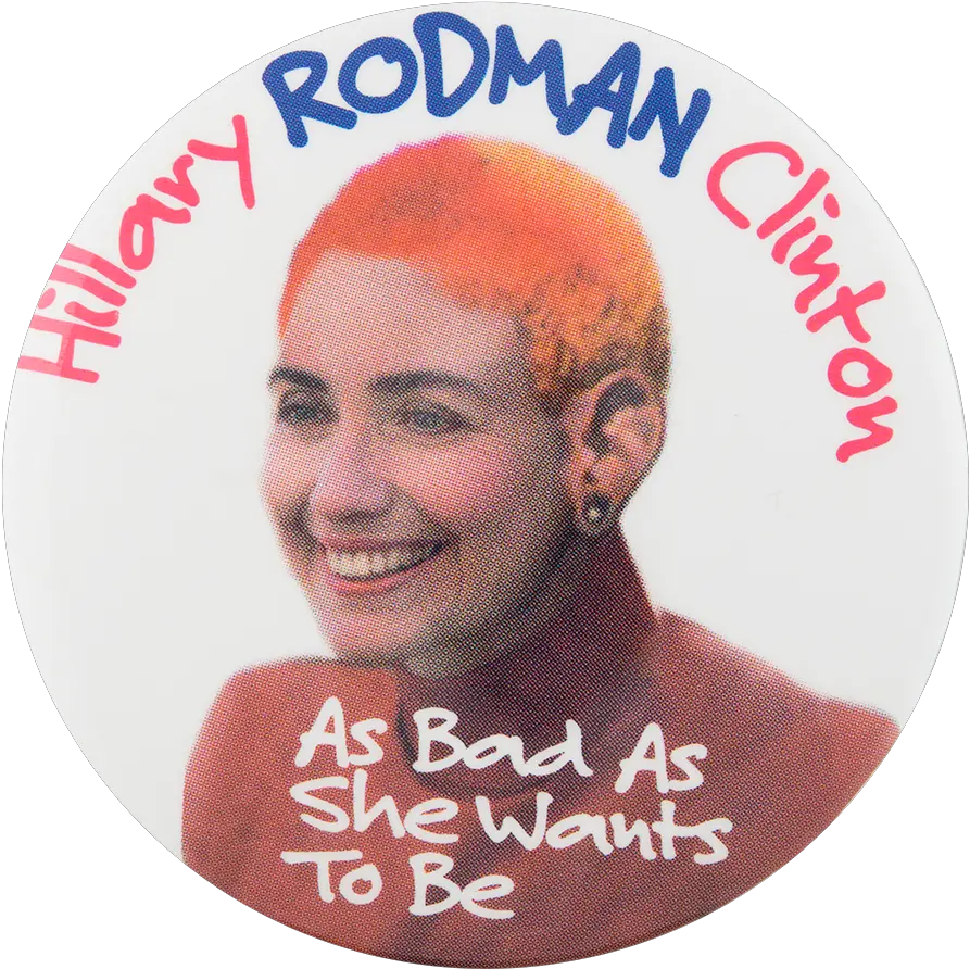  Download Hillary Rodman Clinton Badge Png Hillary Clinton Png