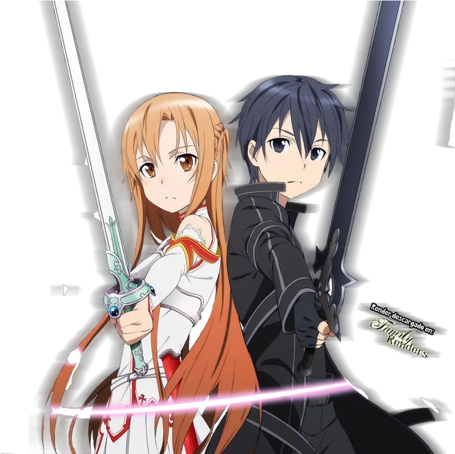  Asuna E Kirito Png 5 Image Sword Art Online Anime Kirito Png