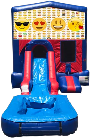  Jumping Joeu0027s Inflatables Bounce House Rentals And Slides Fortnite Bounce House With Water Slide Png House Emoji Png