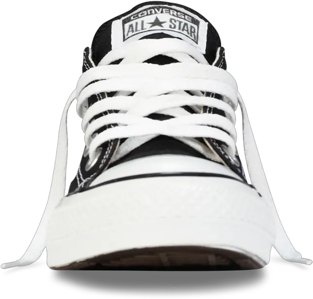  Converse Black Low Top Png