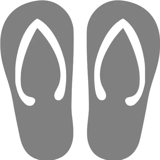  Gray Flip Flop Icon Sandpit Png Flip Phone Icon