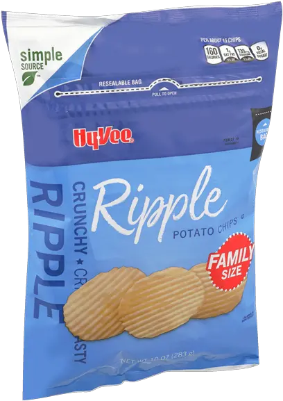  Hy Vee Ripple Potato Chip Family Size Hyvee Aisles Online Potato Chip Png Potato Chips Png