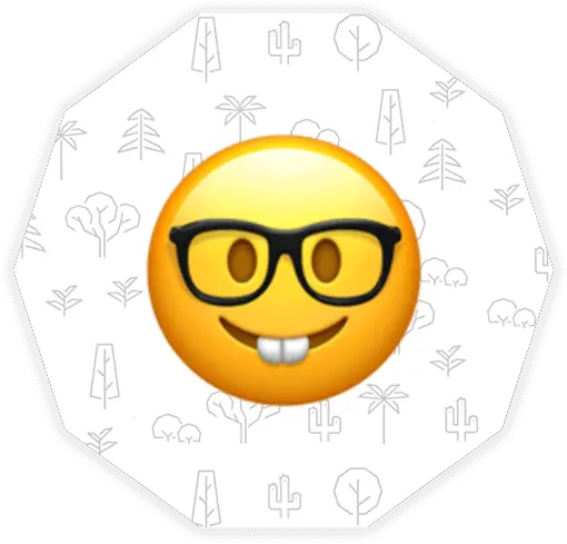  Career Lux Fux Apple Nerd Emoji Png Lux Icon