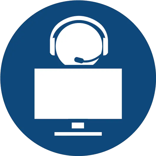  Outbound Call Support Tech Support Icon Blue Full Size Customer Service Computer Icon Png Tech Support Png