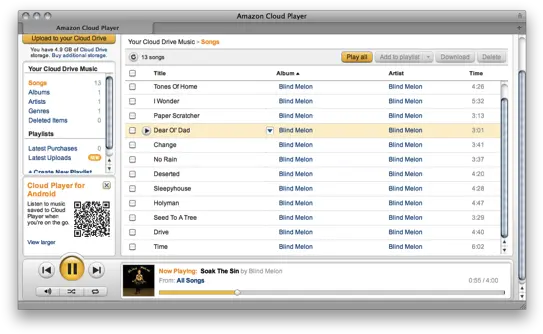  Amazon Launches Cloud Player For Web Android Devices Png Icon