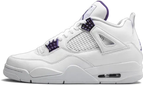  Air Jordan 4 Retro Metallic Purple Jordan Retro 4 Purple Png Air Jordan Logo Png