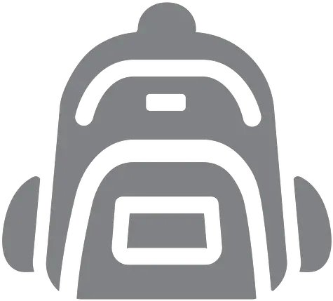  School Backpack Flat Icon Language Png School Vector Icon