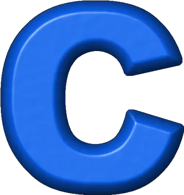  Blue Refrigerator Magnet C Clip Art Letter C Full Size Letra C Azul Png Letter C Png