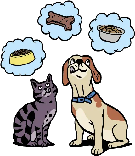  Natural Pet Food Tailor Made For Cats And Dogs Scrumbles Dog And Cat Food Clipart Png Cat Clipart Transparent