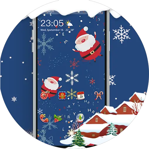  App Insights Cute Santa Claus Theme For Christmas Gif Cute Christmas Wallpaper Iphone Png Snow Gif Png