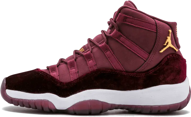  Jordan 11 Maroon Velvet Night Air Jordan 11 Velvet Png Jordans Png