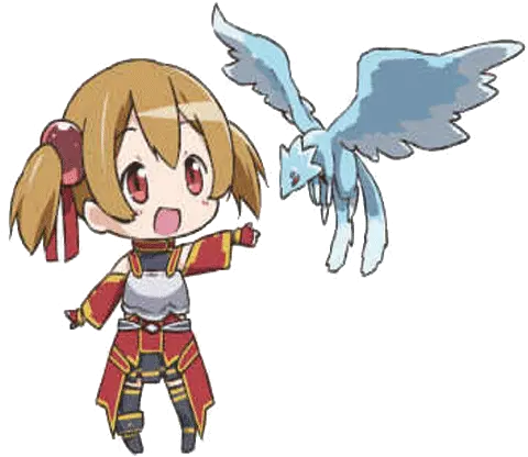  Silica And Pina Chibi Png Cartoon Anime Chibi Png