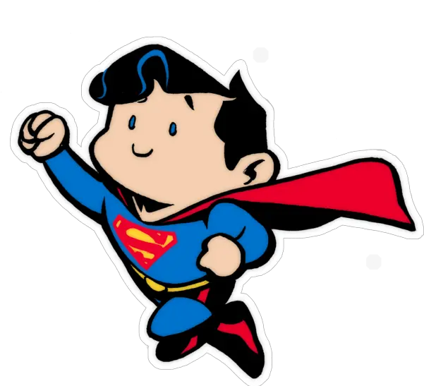  Superman Clip Mini Transparent Cute Superman Clip Art Png Superman Clipart Png