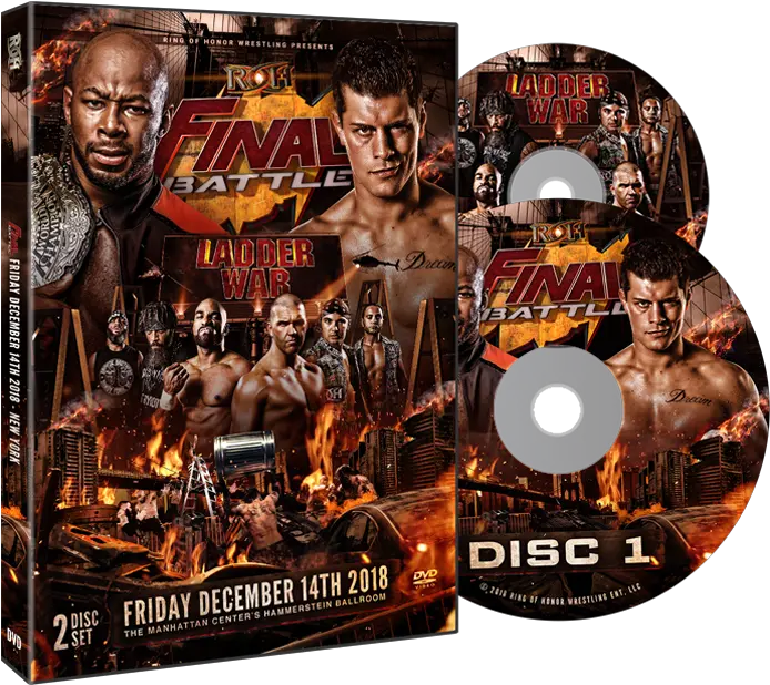  Roh Final Battle 2018 Event Dvd Set Png Kenny Omega Png