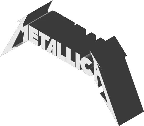  Metalica Horizontal Png Metallica Logo Font